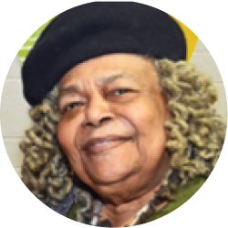 elderly woman smiling