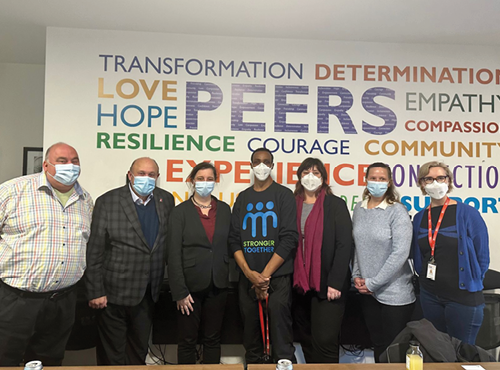 group of people posing for photo