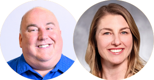 Bill Sinclair and Shannon Stanojevic