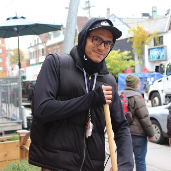 volunteer on the street